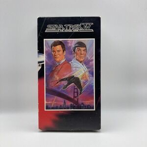Star Trek IV 4 The Voyage Home VHS Tape SciFi Movie Shatner Nimoy Outer Space